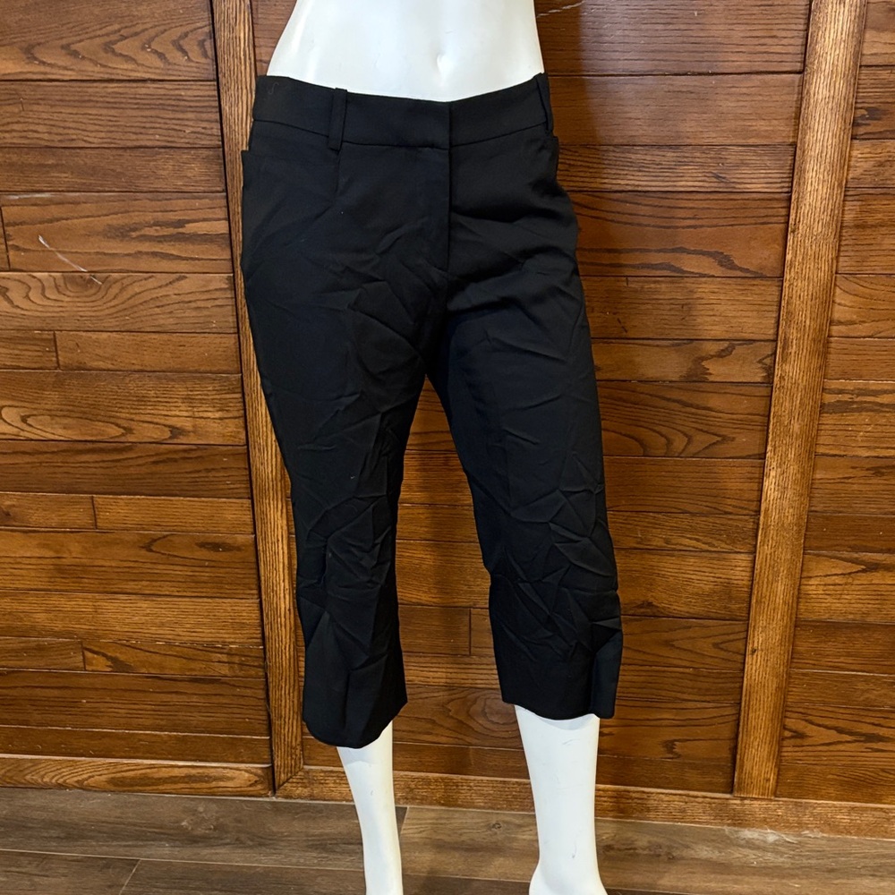 Elegant Black Cropped Women's Pants